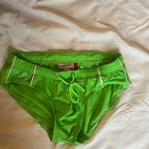NASTY PIG LIME GREEN SWIM BRIEF